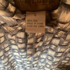 Topia Blue and White Casual Button Down Shirt